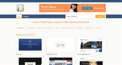 Desktop Screenshot of fabrefactus.com